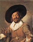 Frans Hals The Merry Drinker painting